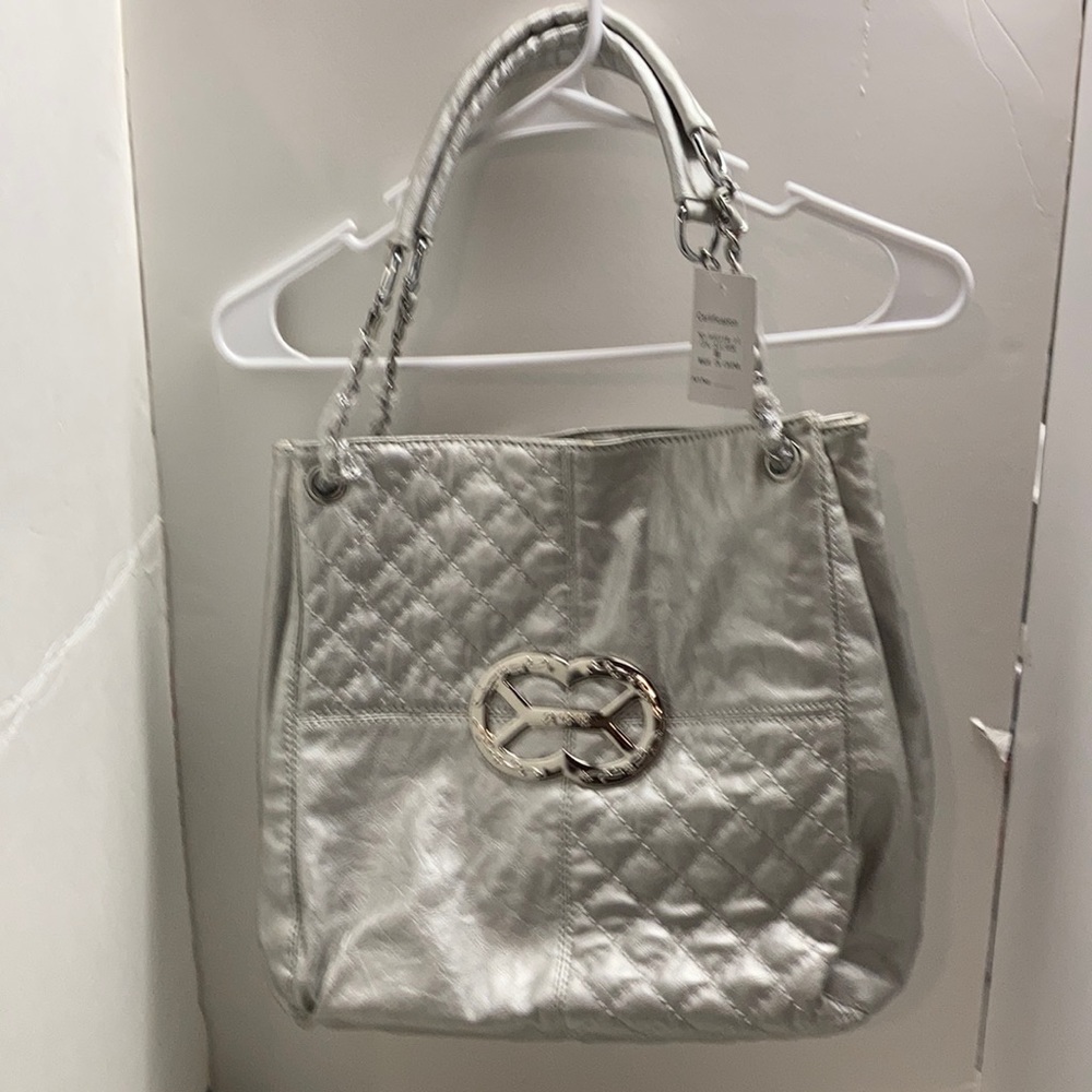 ❤️ Silver Oversized  Shoulder Bag
